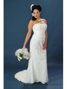 Egyszerű modern esküvői ruha