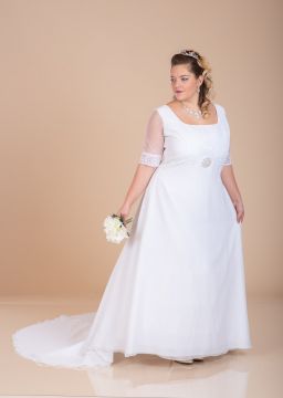 Molett menyasszonyi ruhák, plus size esküvői ruhák